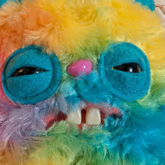 Budgie Fuggler Rabid Rabbit Multi-Colored Swirl Fur #39 - Picture 5 of 5